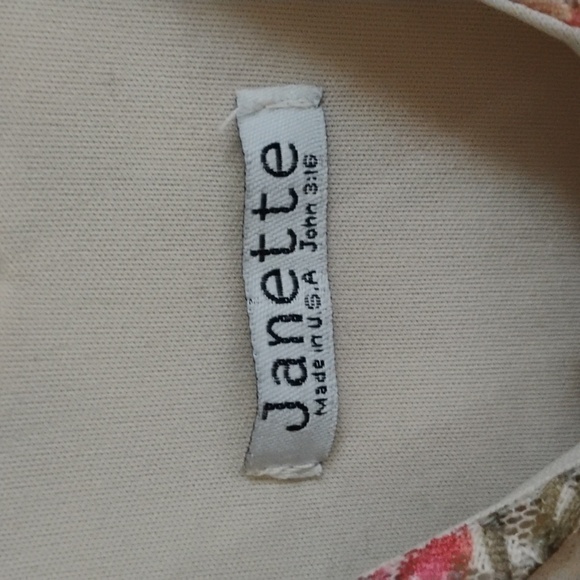 Janette | Floral Lace V-neck Mini Dress | Women's M - Picture 4 of 4